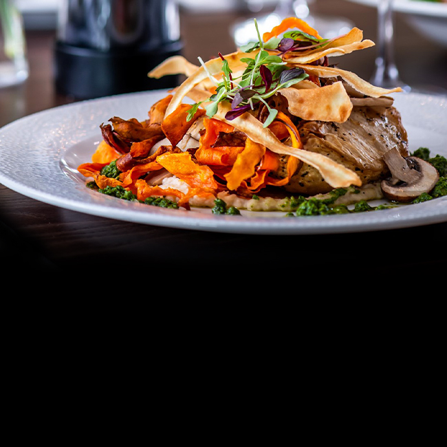 Vegan menu at The King William IV