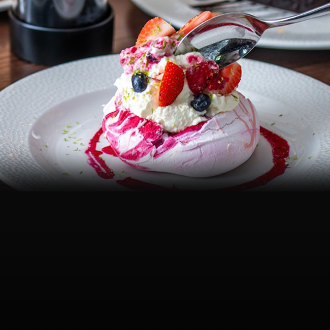 Dessert menu at The King William IV