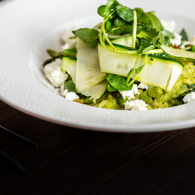 Vegan menu at The King William IV