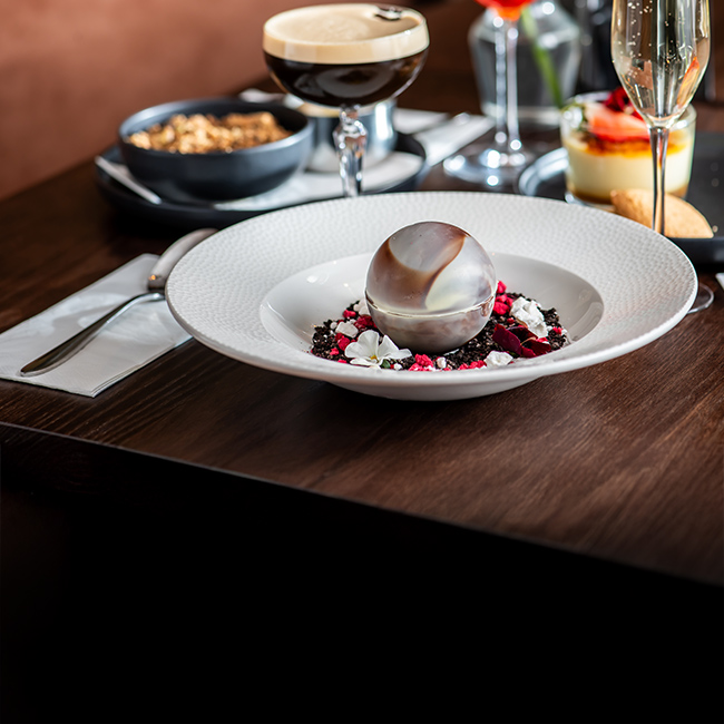 Dessert menu at The King William IV